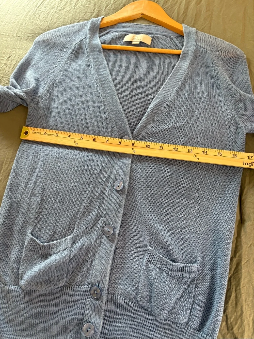 Ann Taylor Loft Linen Lightweight Cardigan. Size Small.